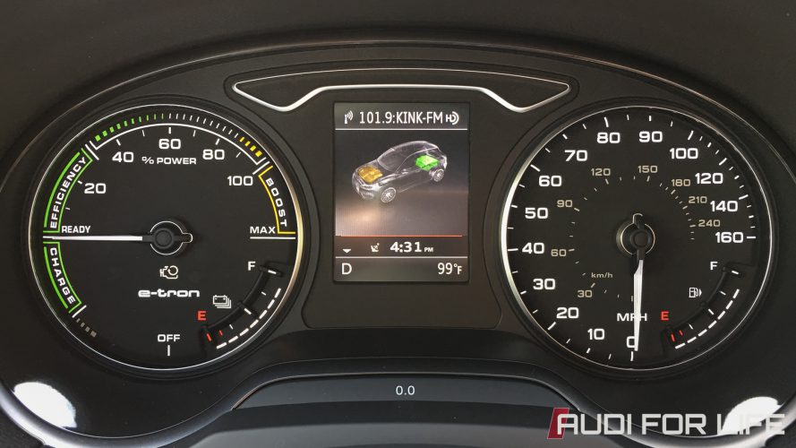 Weekend with a 2016 Audi A3 Sportback e-tron
